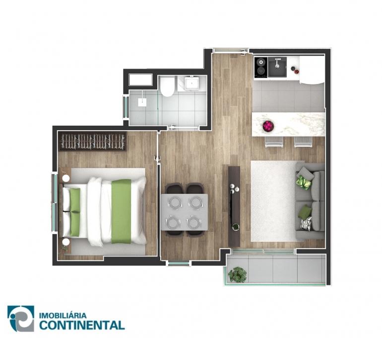 Apartamento, 1 quarto, 24 m² - Foto 8